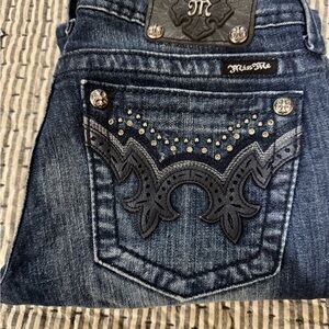 NWOT Miss Me Dark Blue Studded Jeans